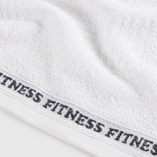 Kit 6 Toalhas Fitness 30x90cm Brancas - Academia, Musculação e Treino Esportivo - Image 2