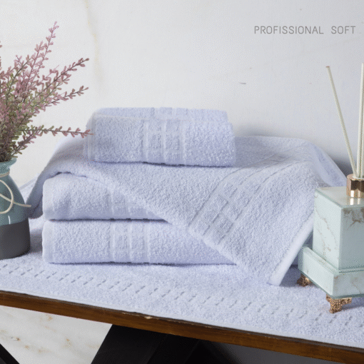 Toalha de Banho Soft 1 Peça Branco - Alta Absorção - Image 4