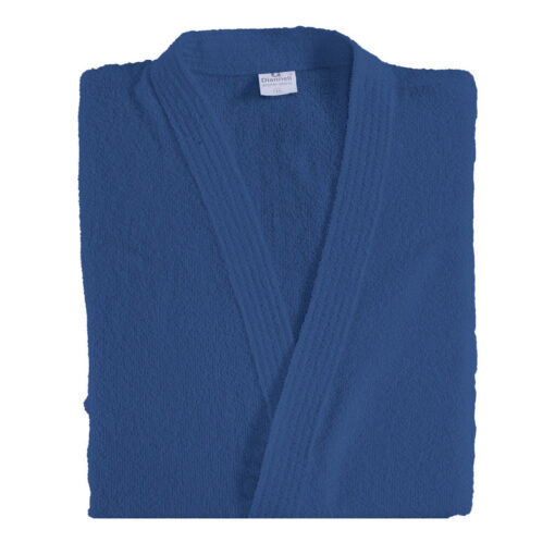 Roupão de Banho Felpudo Adulto 100% Algodão Hipoalergênico Azul – Tamanho Único - Image 2